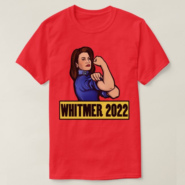 Whitmer 2022 t shirt (Design framsida)