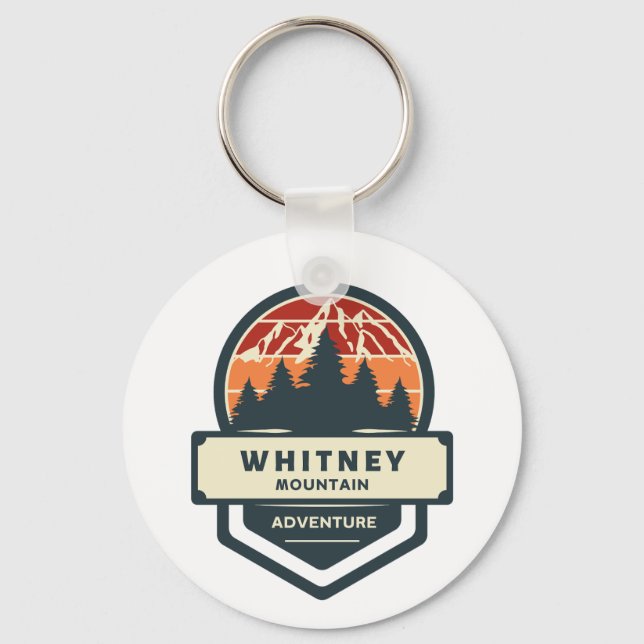 Whitney bergstopp klättring och vandring nyckelring (Framsida)