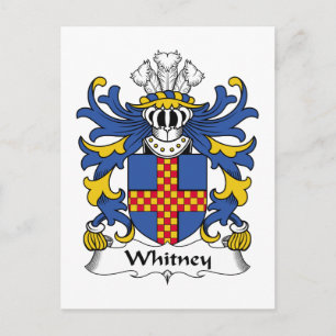 Whitney Family Crest Vykort