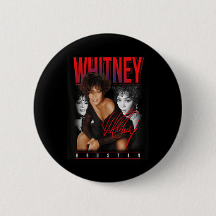 Whitney Houston Retro Photo Collage Knapp