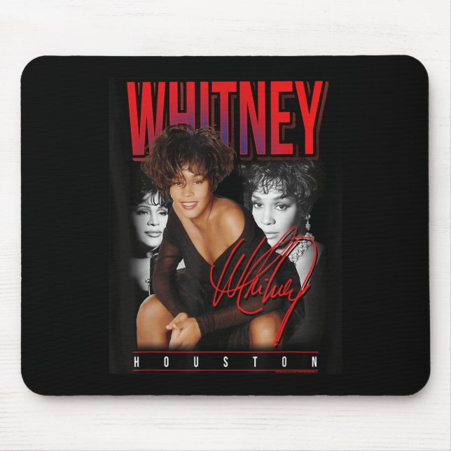 Whitney Houston Retro Photo Collage Musmatta (Framsidan)