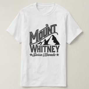 Whitney Sierra Nevada Travel-affisch T Shirt