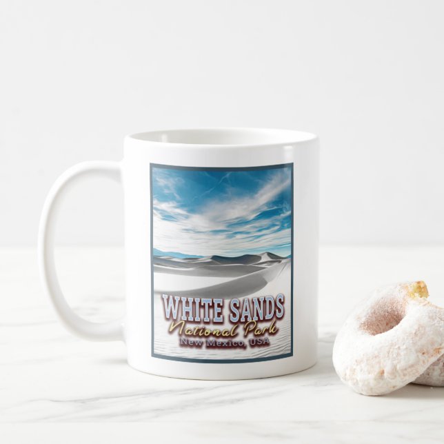 WHITS SANDS NATIONAL PARK - NEW MEXICO USA KAFFEMUGG (Med munk)