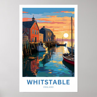 Whitstable England Travel Print Poster