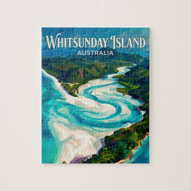 Whitsunday Island Australien Pussel (Vertikal)