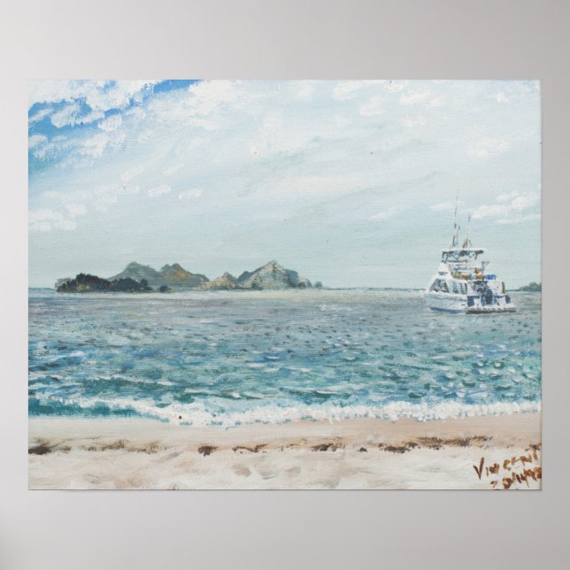 Whitsunday Islands Australien. 1998 Poster (Framsidan)