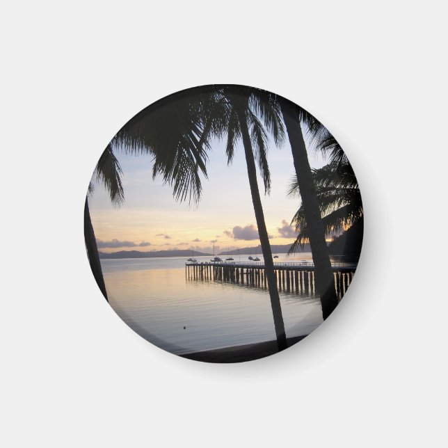 Whitsunday Islands Sunset - Australien Magnet (Framsidan)