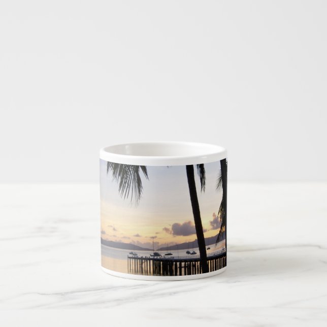 Whitsunday Islands Sunset Espresso Mugg Espressomugg (Framsidan)