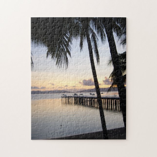 Whitsunday Islands Sunset Jigszle Puzzle Pussel (Vertikal)