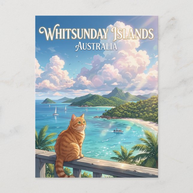 Whitsundayöarna Australien Vykort (Framsida)
