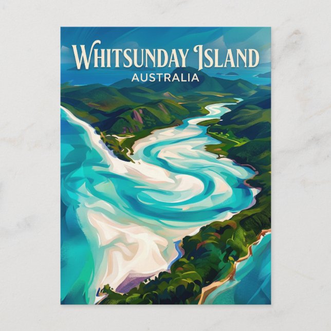 Whitsundayön Australien Vykort (Framsida)