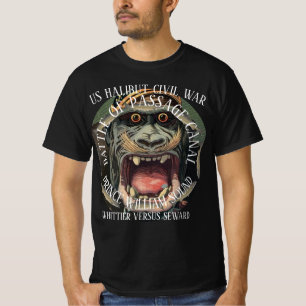 WHITTIER ALASKA HALIBUTKRIG MOT SEWARD 2045-46 T SHIRT