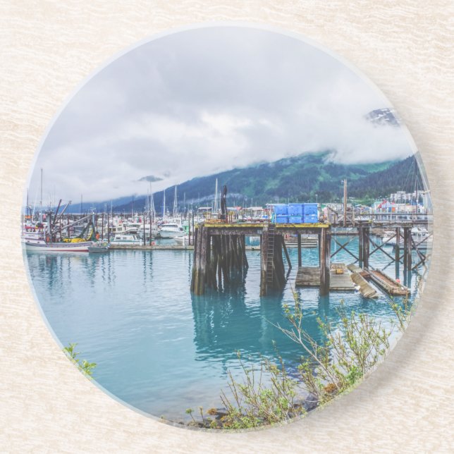 Whittier Alaska Harbour Underlägg (Framsidan)