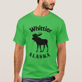 Whittier Alaska Moose T Shirt
