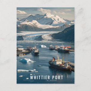 Whittier, Alaska Port Vykort