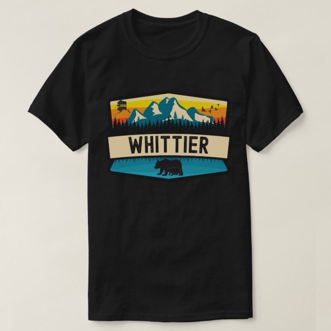 Whittier, Alaska T Shirt (Design framsida)