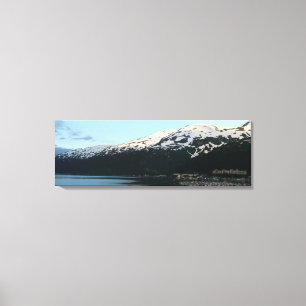 Whittier at Dusk Scenia Alaska Photography Canvastryck