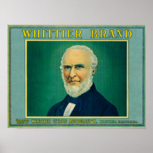 Whittier citron LabelWhittier, CA Poster