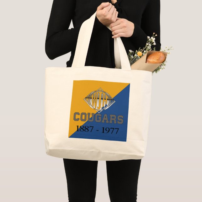 Whittier Jr High SchoolTote Bag Jumbo Tygkasse (Framsida (produkt))