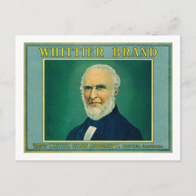 Whittier Lemon LabelWhittier, CA Vykort (Framsida)