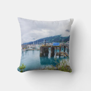 Whittiers hamn i Alaska Kudde