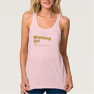 Whittling Girl - Whittling Linne Med Racerback