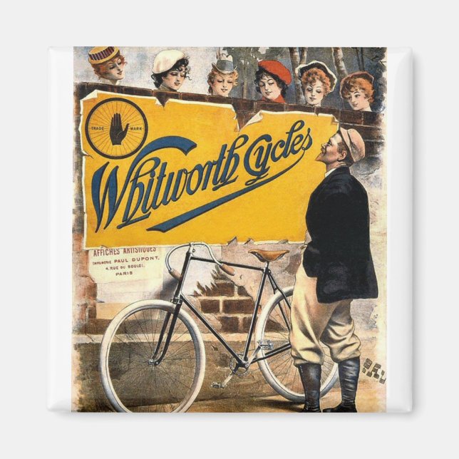 Whitworth Cycles Magnet (Framsidan)