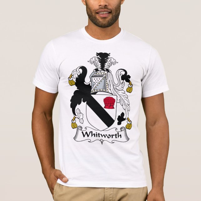 Whitworth familjvapensköld t-shirt (Framsida)