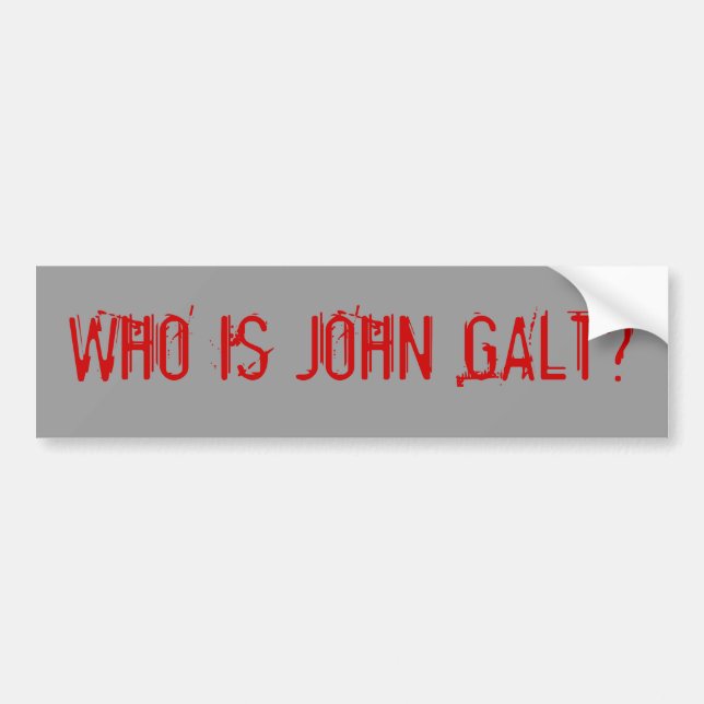 WHO ÄR JOHN GALT? BILDEKAL (Framsidan)