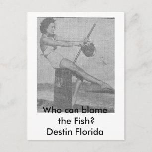 WHO_can_skuld_the_fish Destin-vykort Vykort