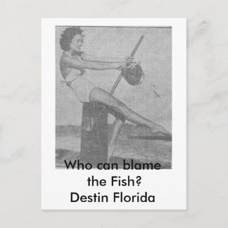 WHO_can_skuld_the_fish Destin-vykort Vykort