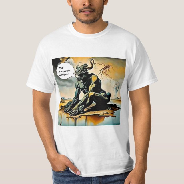 Who dropped the superglue t shirt (Framsida)