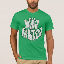 Who Farted Shirt Funny Golf Dad Green Puffy T