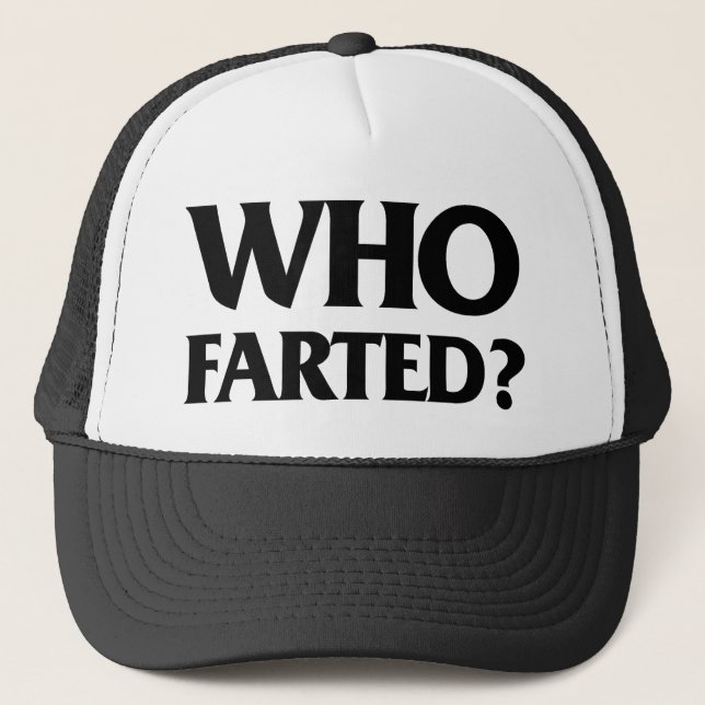 Who Farted? Truckerkeps (Framsida)
