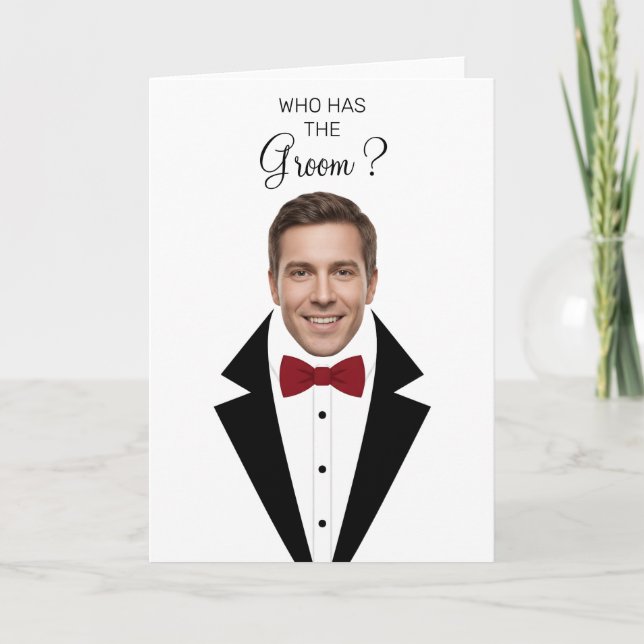 Who Has The Groom Scratch Off Game Bridal Shower T Kort (Framsida)