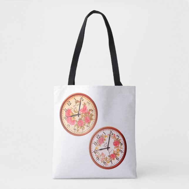 Who Has the Time, Anyway - Reusable Tote Bag Tygkasse (Framsida)