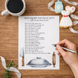 Who Knows the Bride Best Anteckningsblock