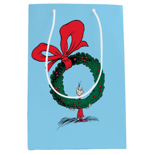 Who Peeking Through Christmas Wreath (Framsidan)