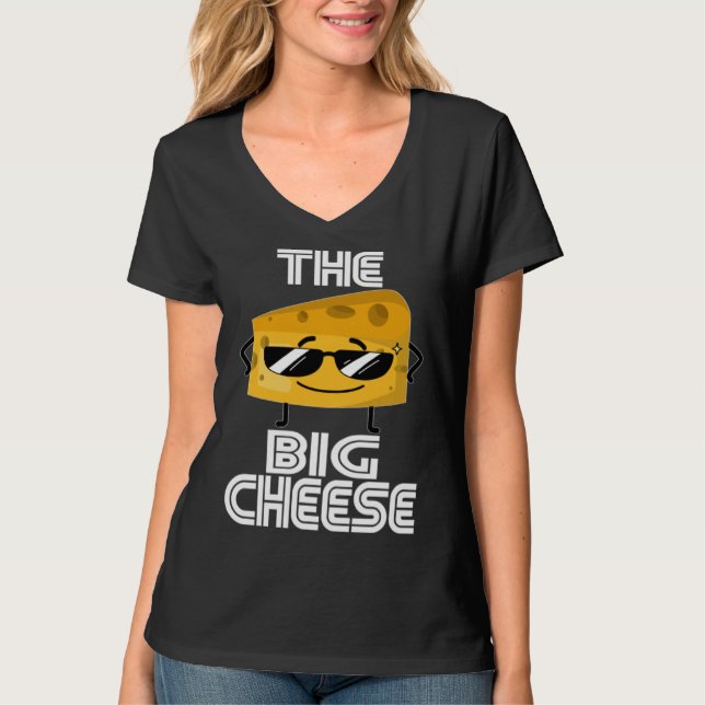 Who s Boss Here The CEO  Sunglasses The Big Cheese T Shirt (Framsida)