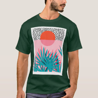 Whoa palm soluppgång sydväst kalifornien palm stra t shirt