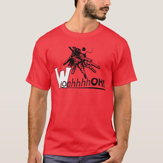 WhoahOH! Rött! T Shirt (Framsida)