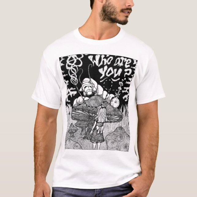 whoareyou (vit) tee shirt (Framsida)
