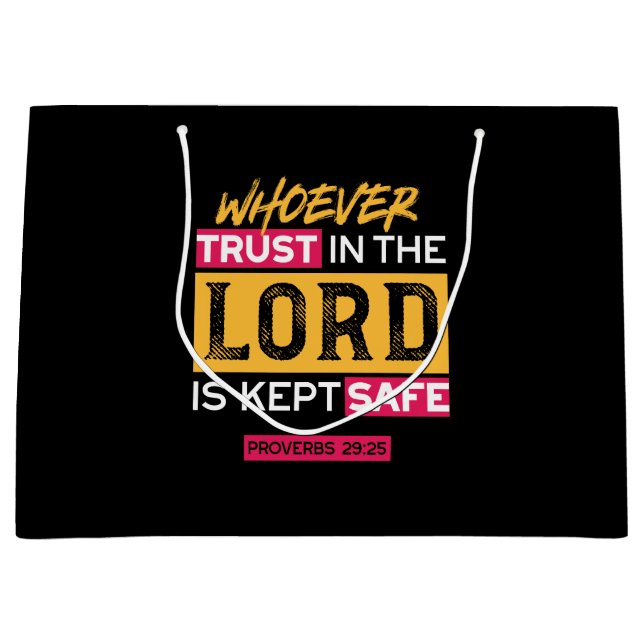 Whoever Trusts in the Lord Is Kept Safe Quote (Framsidan)