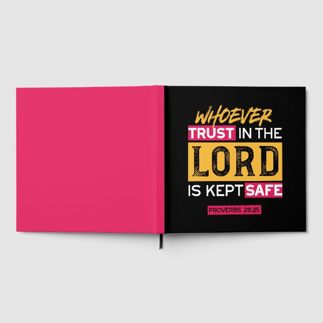 Whoever Trusts in the Lord Is Kept Safe Quote Gästböcker (Full)
