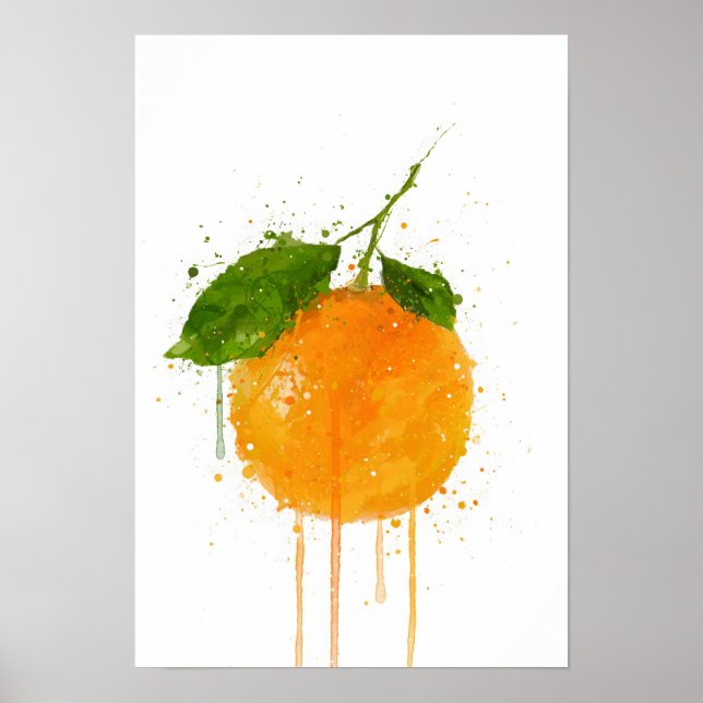 Whole Orange Fruit Poster (Framsidan)
