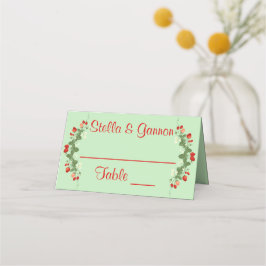 Wholesal sommarjordgubbar Bröllop Placeringskort