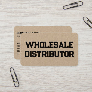 Wholesale Distributor Kraft Visitkort
