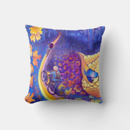 WHOOOO håller ögonen på dig? Kudde