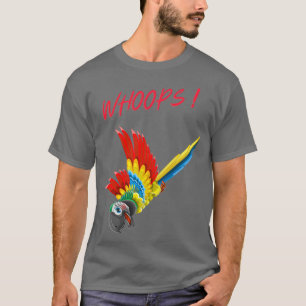 WHOOPS ynka Parrot-design T Shirt