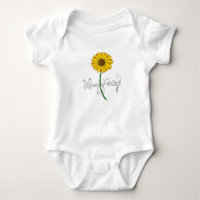 Whoopsy-Daisy design på begynna Bodysuit
